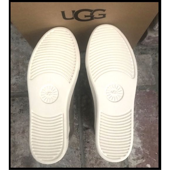 UGG  Women Olli Hi Top Grey Brush Suede Sneakers - Picture 6 of 6